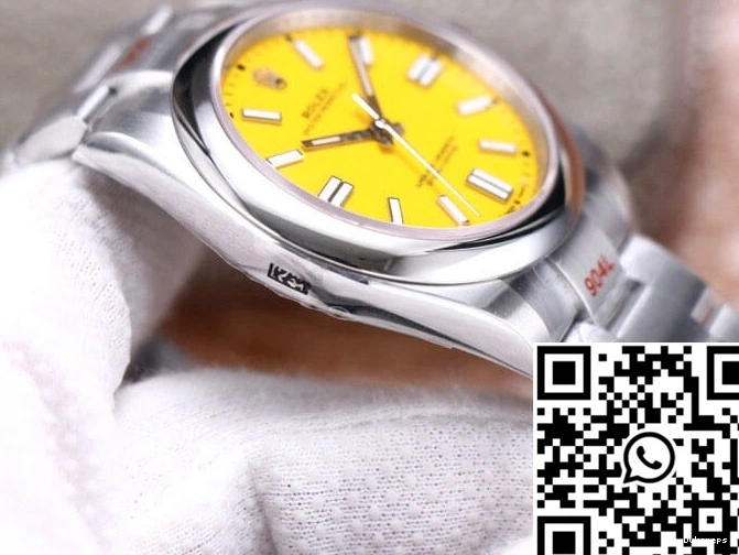 41MM EW Dial M124300-0004 Factory Oyster Yellow Rolex Perpetual 0419